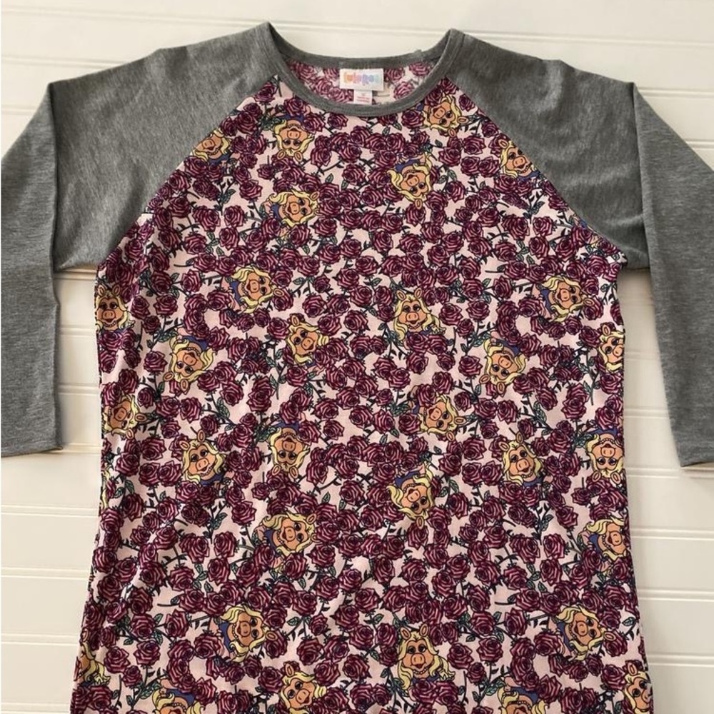 NWT Lularoe Collection for Disney Randy Baseball Tee Size S (6-8)